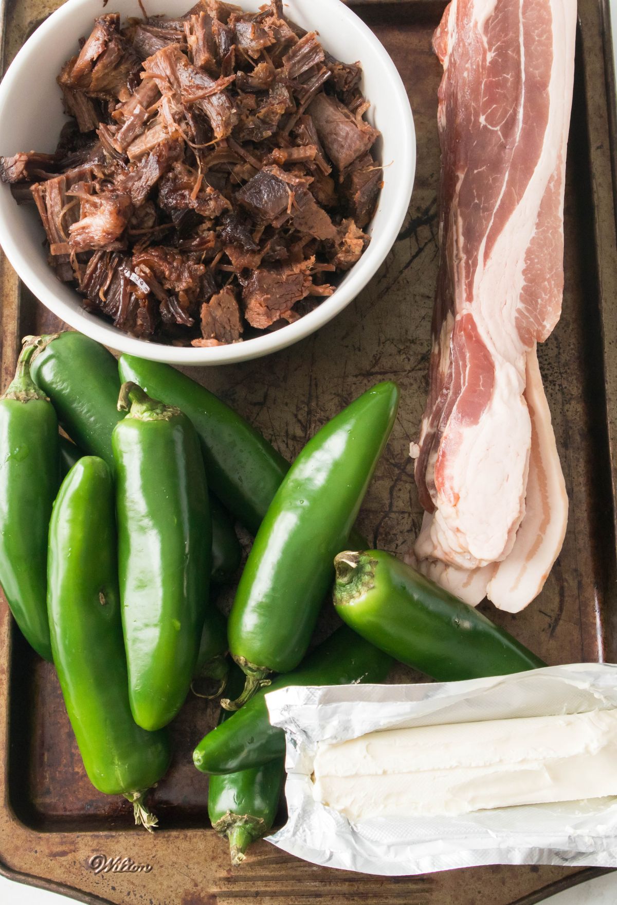 Brisket Stuffed Jalapenos.