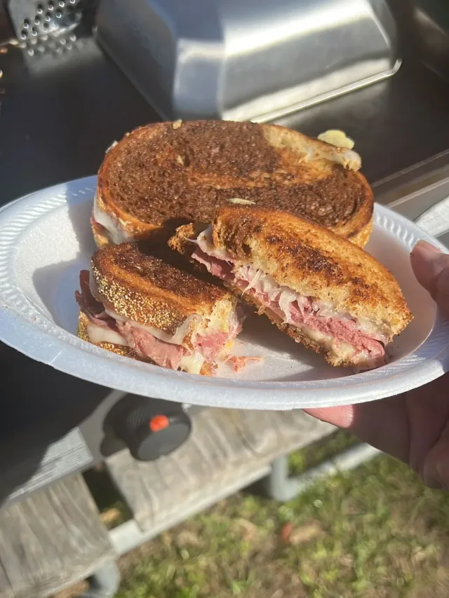 BLACKSTONE GRILLED REUBEN SANDWICH STORY