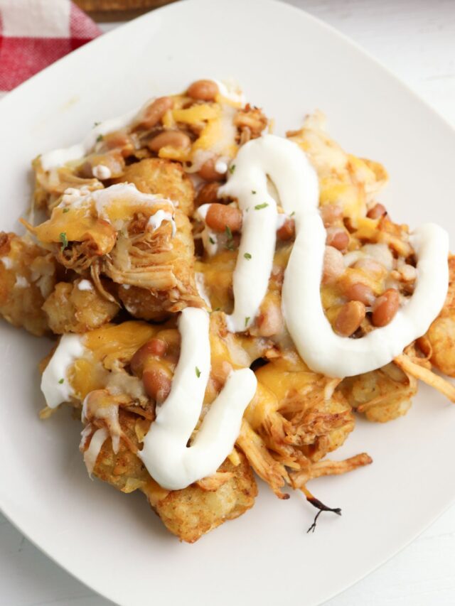 BLACKSTONE PIZZA OVEN CHICKEN TATER TOT NACHOS STORY