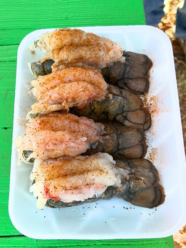 GRILLED LOBSTER TAILS ON THE BLACKSTONE STORY