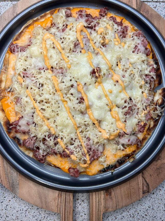 BLACKSTONE REUBEN PIZZA RECIPE STORY